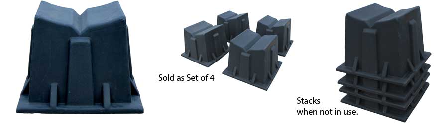 storage blocks for pontoon boats