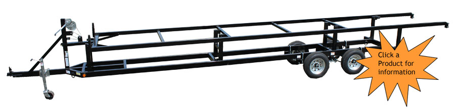 center lift pontoon trailer
